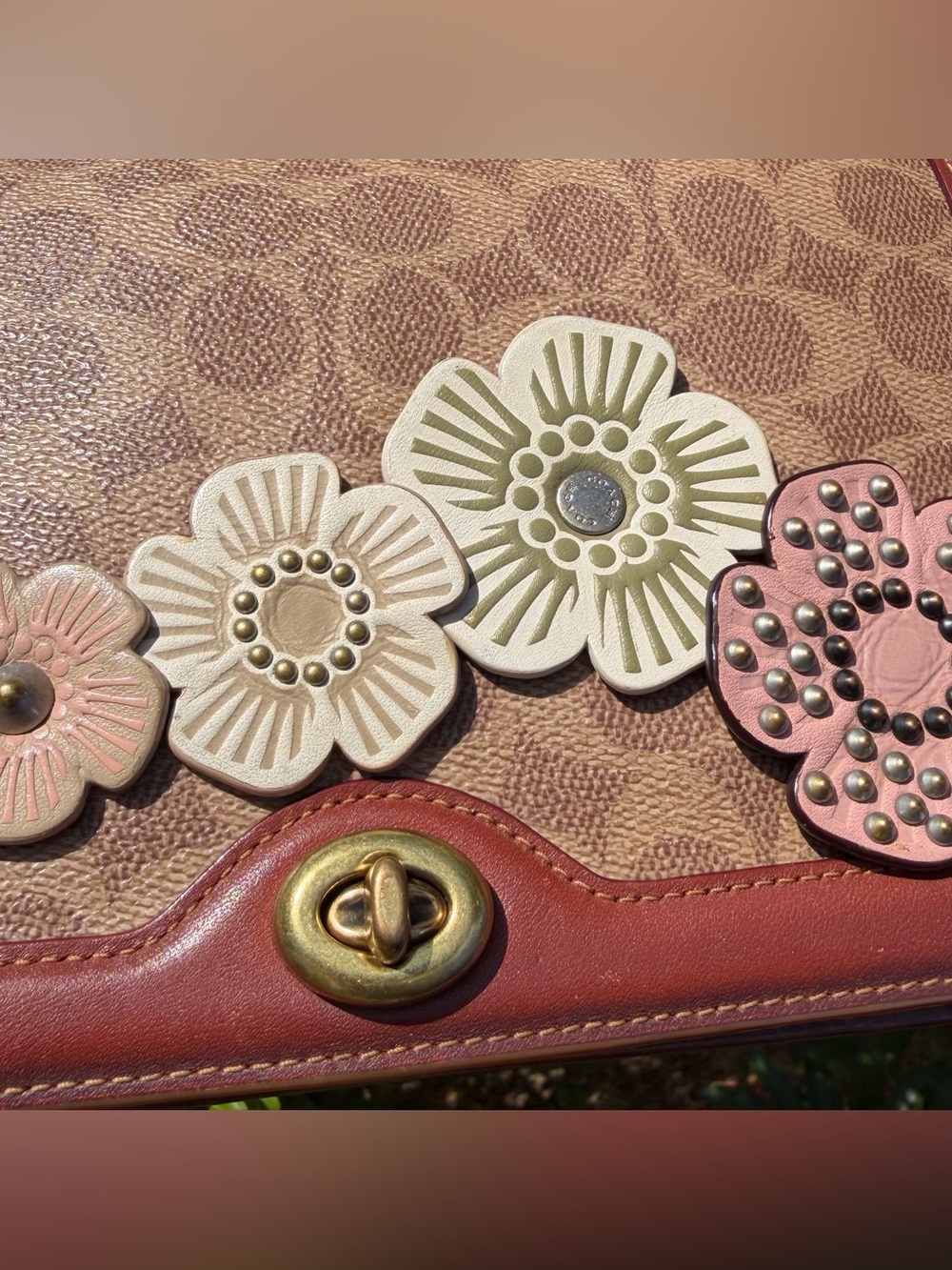 Coach Riley In Signature Canvas With Tea Rose 31070 - Picture 2 of 14